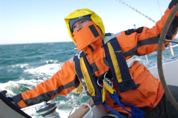 Captain Sven at sea