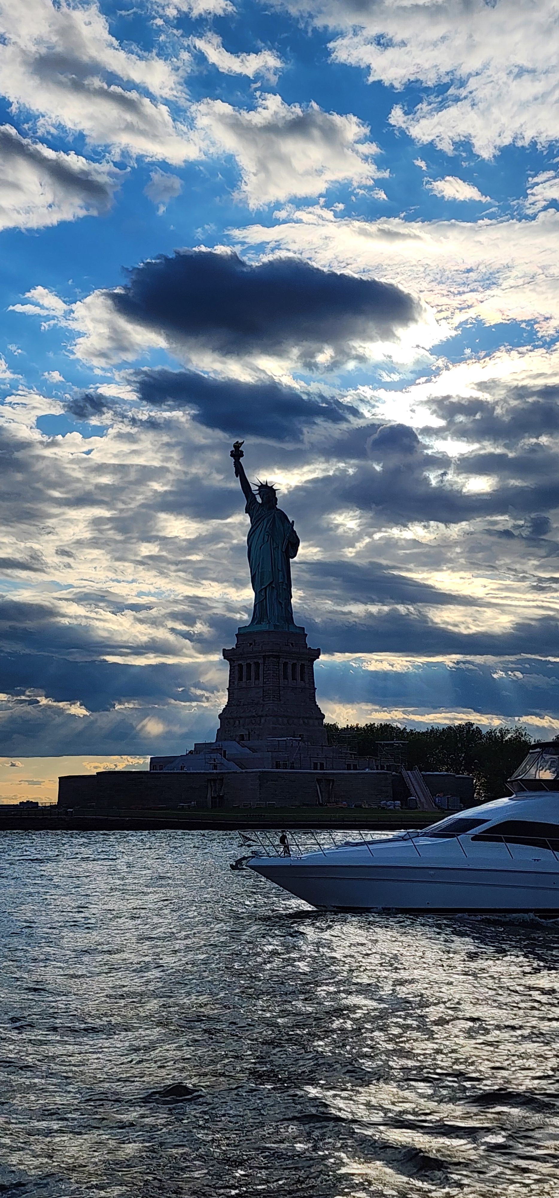 Statue of Liberty from the water
